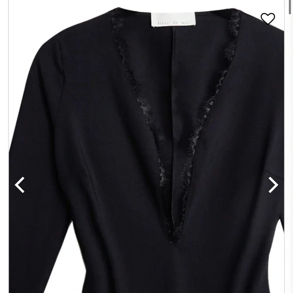 🎄NWT Fleur du Mal Margo Lace Long Sleeve Bodysuit - Picture 4 of 9